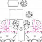 Coche de bebé - Vector SVG DXF para CNC Router y Laser CO2 - Descargable gratis | Stanser