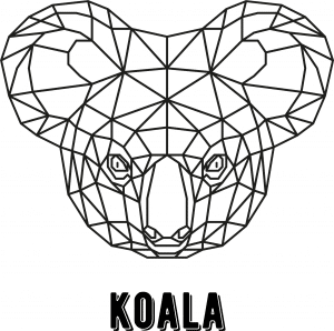 Koala geométrico