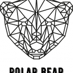 Oso polar geométrico - Vector descarganle para corte CNC y grabado laser gratis | Stanser