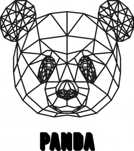 Panda geométrico