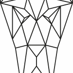 Perro geométrico - Vector descarganle para corte CNC y grabado laser gratis | Stanser