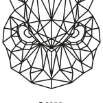 Búho geométrico - Vector descarganle para corte CNC y grabado laser gratis | Stanser