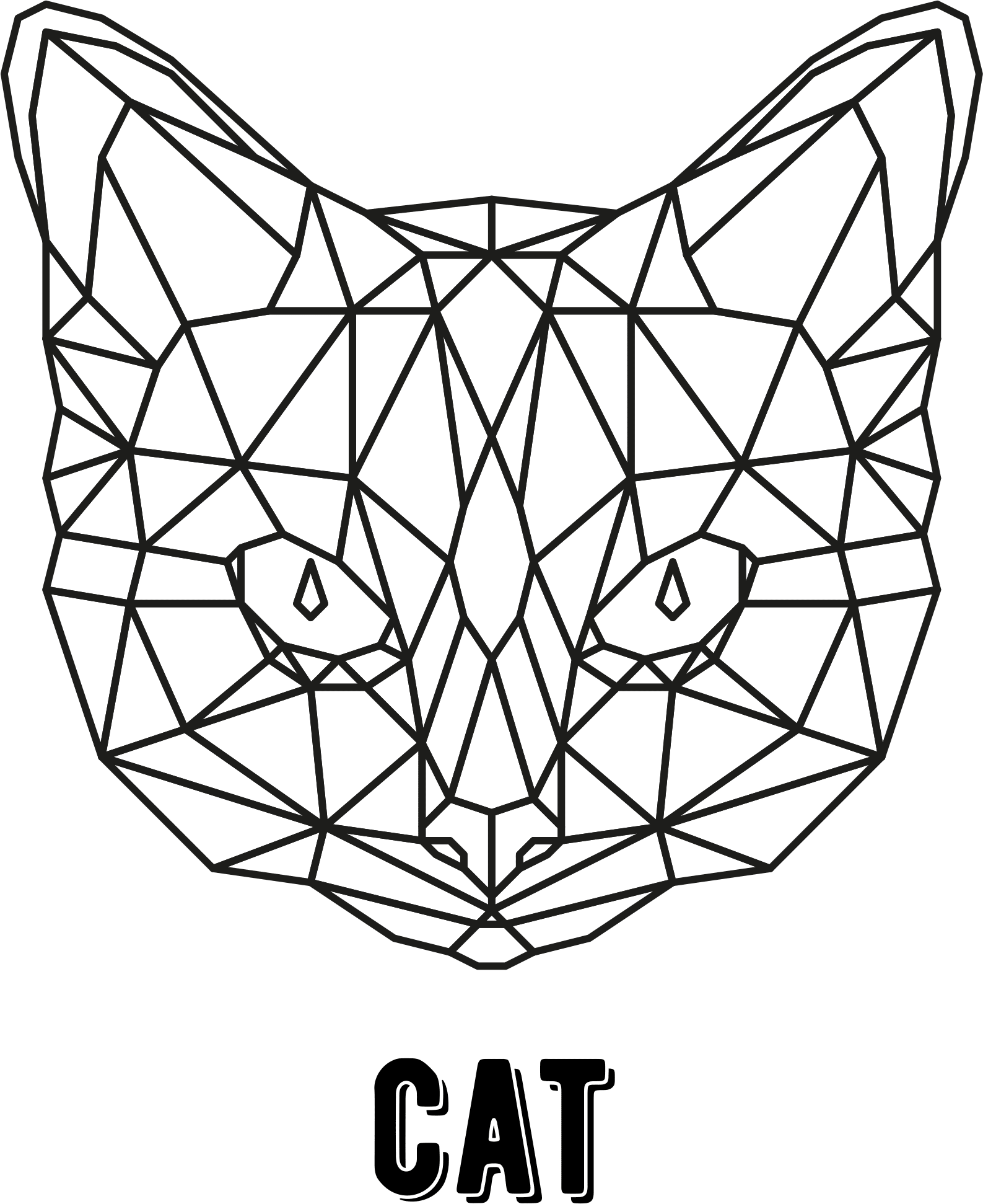 Геометрический кот