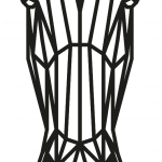 Caballo geométrico - Vector descarganle para corte CNC y grabado laser gratis | Stanser