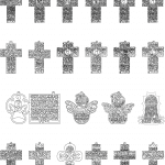 Colección de Cruces - Vector SVG DXF para CNC Router y Laser CO2 - Descargable gratis | Stanser