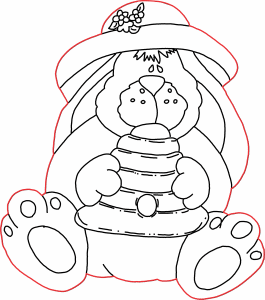 Conejo con sombrero