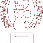 Adorno "Cuídame angelito" - Vector SVG DXF para CNC Router y Laser CO2 - Descargable gratis | Stanser