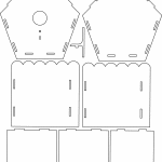 Casa de madera para aves - Vector descarganle para corte CNC y grabado laser gratis | Stanser