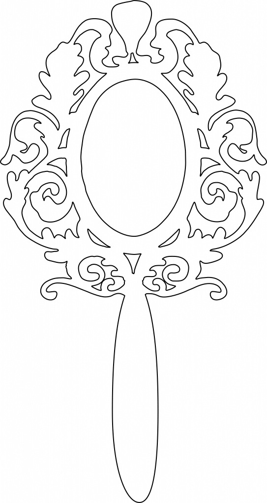 Espejo — vector para corte CNC