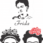 Rostros de Frida - Vector SVG DXF para CNC Router y Laser CO2 - Descargable gratis | Stanser