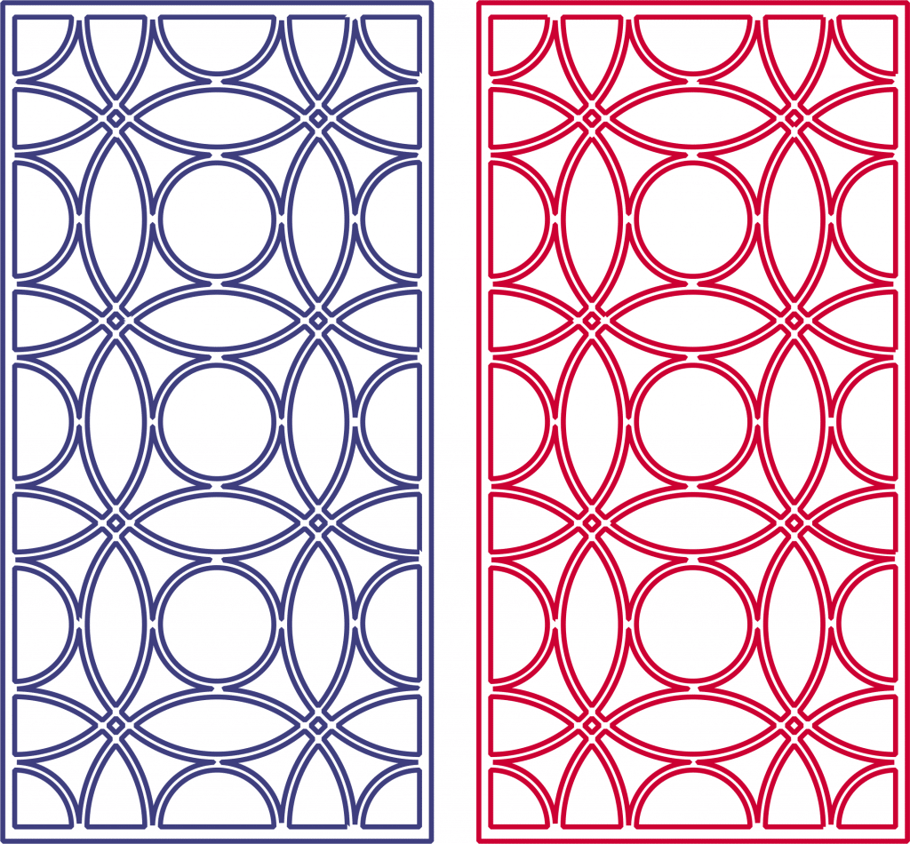 Diseño de grecas 1 — vector para corte CNC