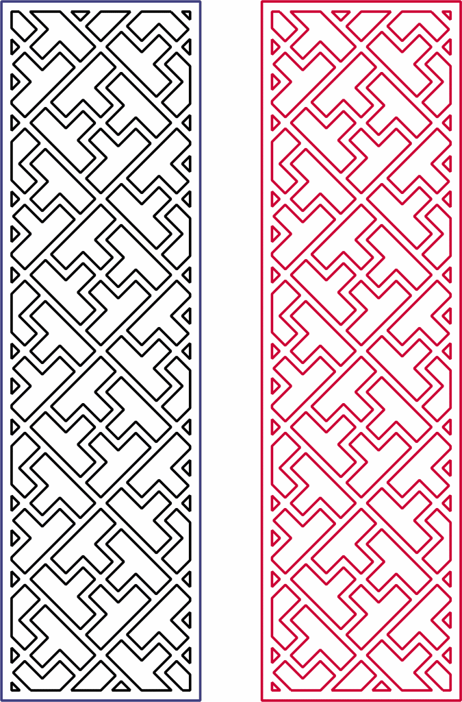 Diseño de grecas 2 — vector para corte CNC