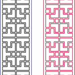 Diseño de grecas 3 - Vector SVG DXF para CNC Router y Laser CO2 - Descargable gratis | Stanser