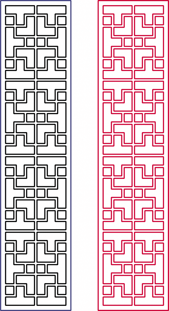 Diseño de grecas 3 — vector para corte CNC