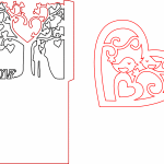 Invitación Amorosa - Vector descarganle para corte CNC y grabado laser gratis | Stanser