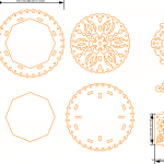 Lámpara flores - Vector SVG DXF para Laser CO2 - Descargable gratis | Stanser