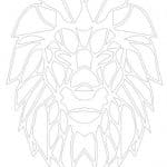 León siluetas - Vector descarganle para corte CNC y grabado laser gratis | Stanser
