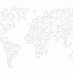 Mapamundi-geométrico - Vector SVG DXF para CNC Router y Laser CO2 - Descargable gratis | Stanser