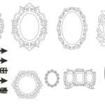 Marcos redondos - Vector descarganle para corte CNC y grabado laser gratis | Stanser
