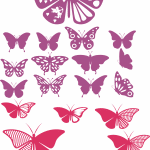 Mariposas - Vector SVG DXF para CNC Router y Laser CO2 - Descargable gratis | Stanser