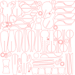 Galería de minicactus - Vector descarganle para corte CNC y grabado laser gratis | Stanser