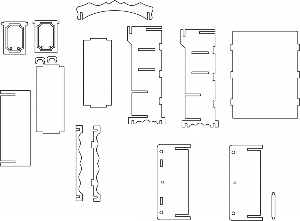 Modular — vector para corte CNC