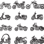 Imágenes de motocicletas - Vector descarganle para corte CNC y grabado laser gratis | Stanser