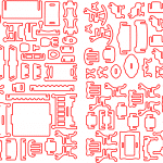 Muebles miniatura - Vector descarganle para corte CNC y grabado laser gratis | Stanser