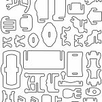 Set de muebles - Vector descarganle para corte CNC y grabado laser gratis | Stanser