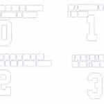 Números tradimensionales - Vector descarganle para corte CNC y grabado laser gratis | Stanser