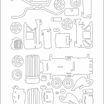 Auto antigüo - Vector descarganle para corte CNC y grabado laser gratis | Stanser