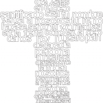 Cruz "Padre nuestro" 3 - Vector SVG DXF para CNC Router y Laser CO2 - Descargable gratis | Stanser