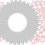 Estrellas y ondas - Vector SVG DXF para CNC Router y Laser CO2 - Descargable gratis | Stanser
