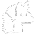 Unicornio - Vector SVG DXF para CNC Router y Laser CO2 - Descargable gratis | Stanser