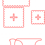 Pedestal cuadrado - Vector SVG DXF para CNC Router y Laser CO2 - Descargable gratis | Stanser