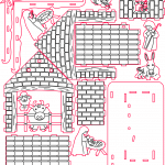 Nacimiento navideño con pesebre - Vector descarganle para corte CNC y grabado laser gratis | Stanser