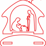 Nacimiento con estrella - Vector descarganle para corte CNC y grabado laser gratis | Stanser