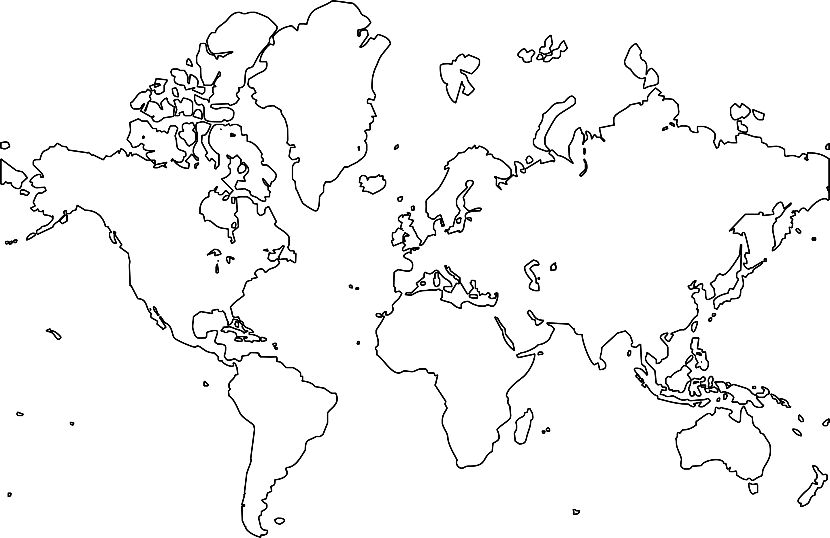 Mapa Mundi Sin Nombres Mapamundi sin división política 2 - Stanser