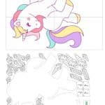 Unicornio de colores - Vector descarganle para corte CNC y grabado laser gratis | Stanser