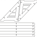Porta Notebook - Vector descarganle para corte CNC y grabado laser gratis | Stanser
