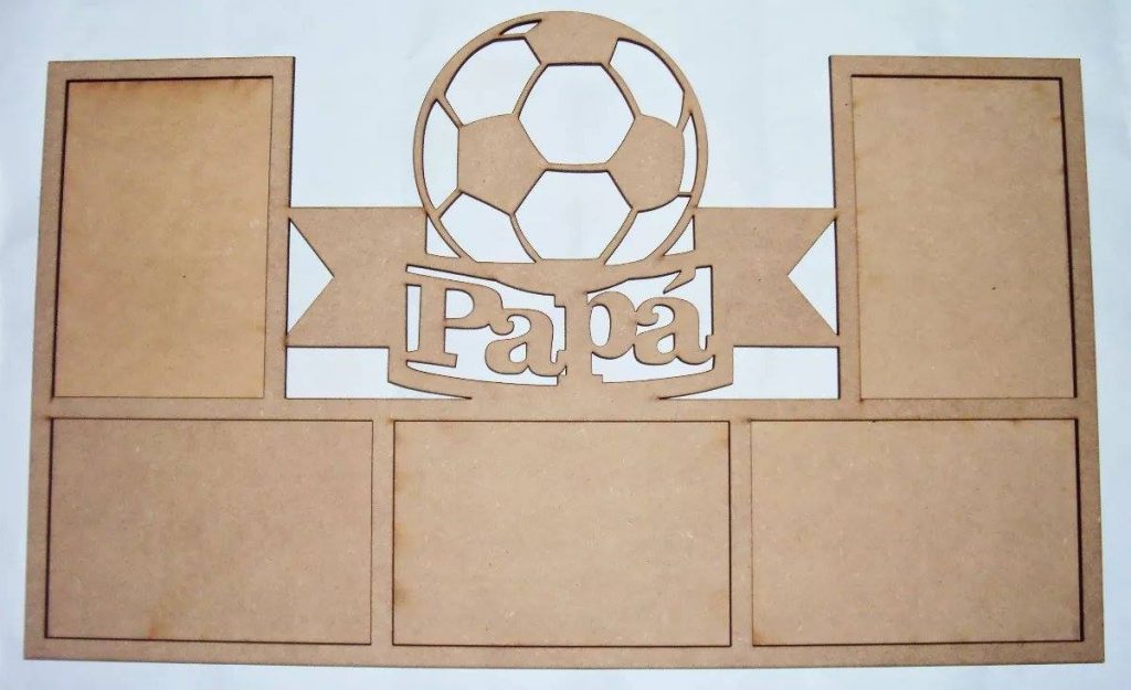 Portarretratos «Papá» — vector para corte CNC
