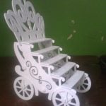 Porta Cupcakes de corona 2 - Vector SVG DXF para CNC Router y Laser CO2 - Descargable gratis | Stanser