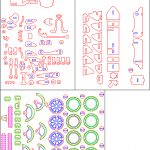Motor completo - Vector descarganle para corte CNC y grabado laser gratis | Stanser