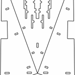 Nave espacial - Vector descarganle para corte CNC y grabado laser gratis | Stanser
