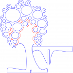 Árbol portajoyas - Vector SVG DXF para Laser CO2 - Descargable gratis | Stanser