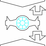 Nave espacial pequeña - Vector descarganle para corte CNC y grabado laser gratis | Stanser