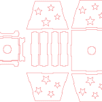 Pantalla pequeña para lámpara - Vector SVG DXF para Laser CO2 - Descargable gratis | Stanser