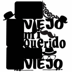 Portarretratos "Viejo, mi querido viejo" - Vector descarganle para corte CNC y grabado laser gratis | Stanser