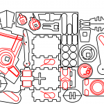Máquina robótica - Vector SVG DXF para CNC Router y Laser CO2 - Descargable gratis | Stanser