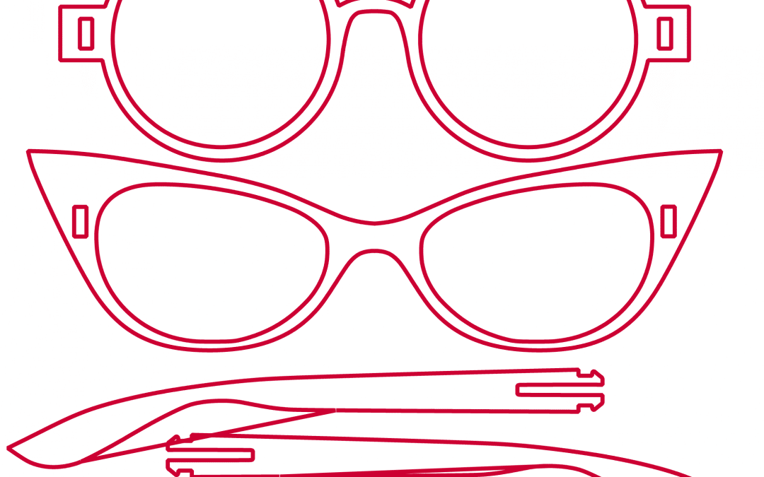 3 diseños de anteojos